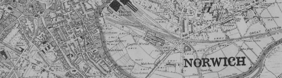 Old Ordnance Survey Maps Fakenham Hillingdon Lexham Litcham area Norfolk  1908 
